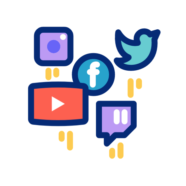 Social Media Management Icon